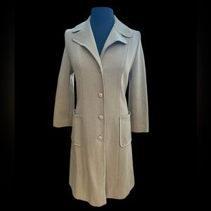 NWOT? Vintage Italian Wool Coat Handmade for “The Mediterranean” in Seattle